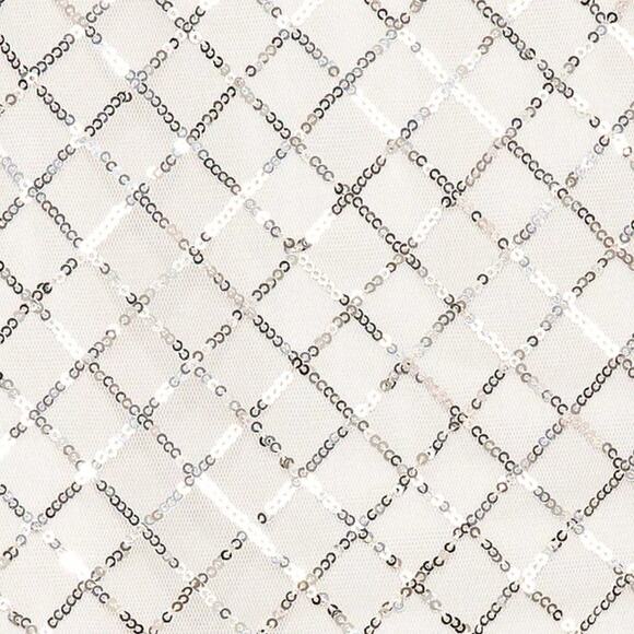 Camila Coelho Enrico Midi Skirt in Silver NWT Size Small - Picture 3 of 5